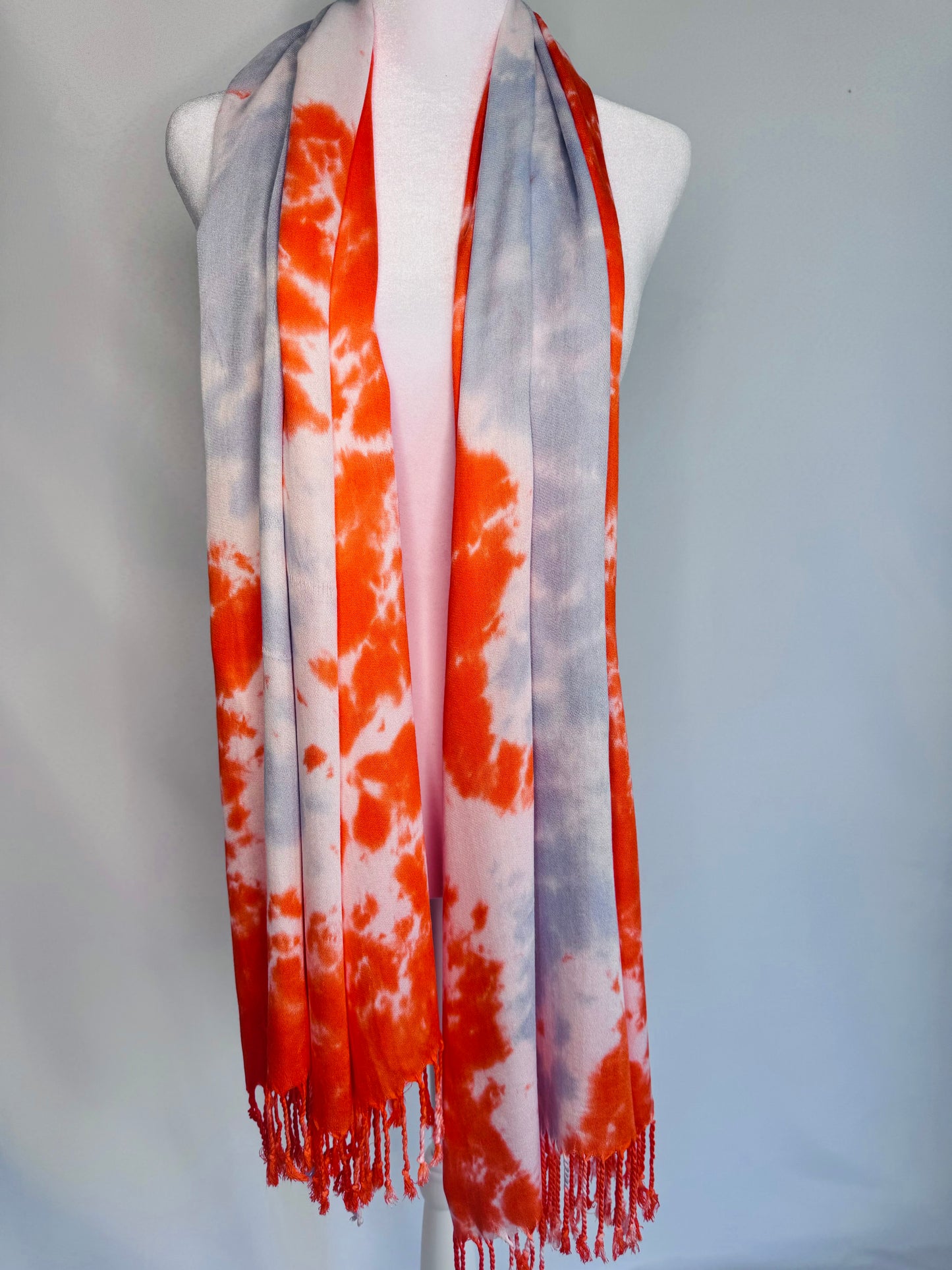 Orange Ice Pashmina Hijab