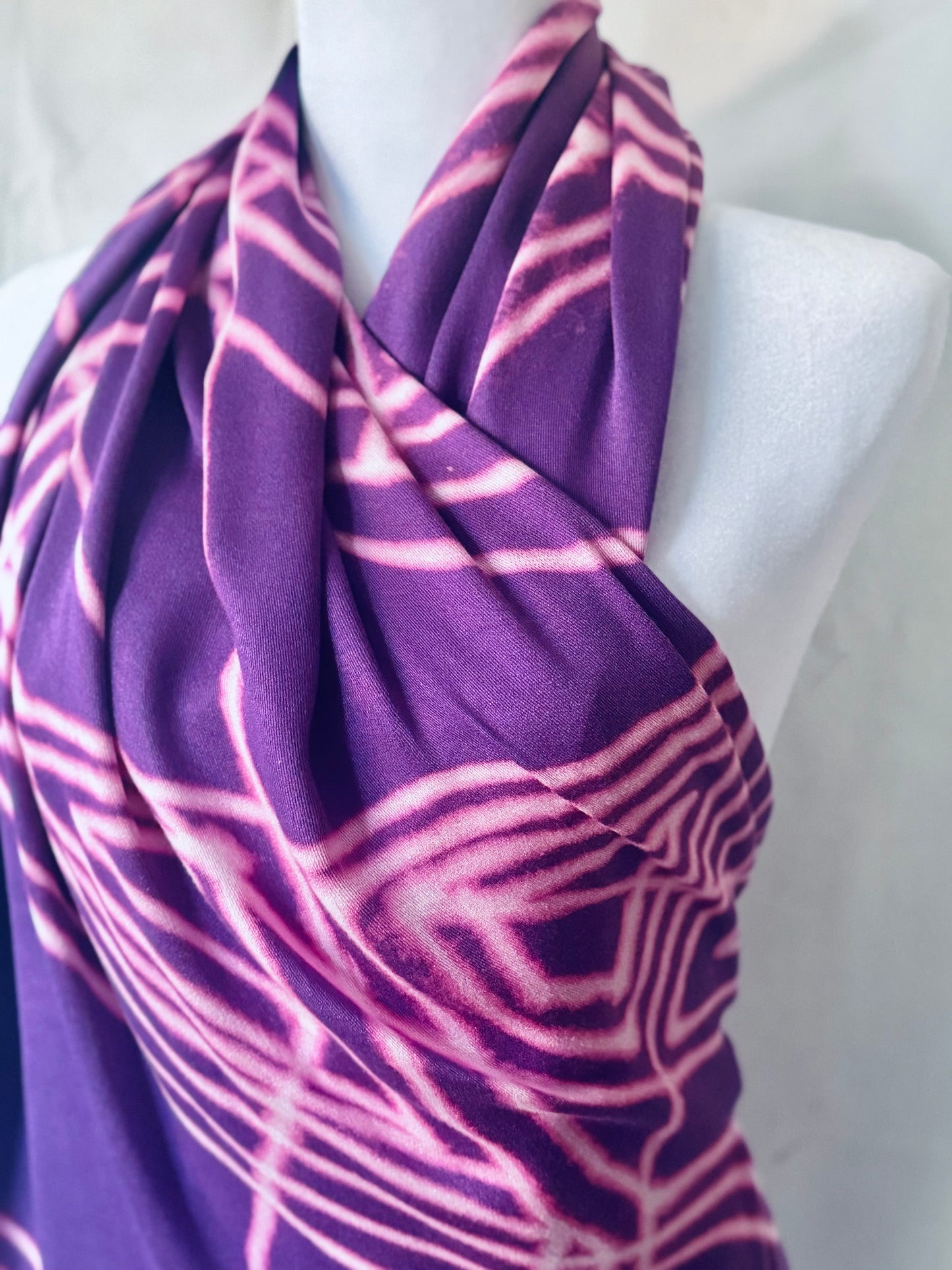 Neon Lines Pashmina Hijab