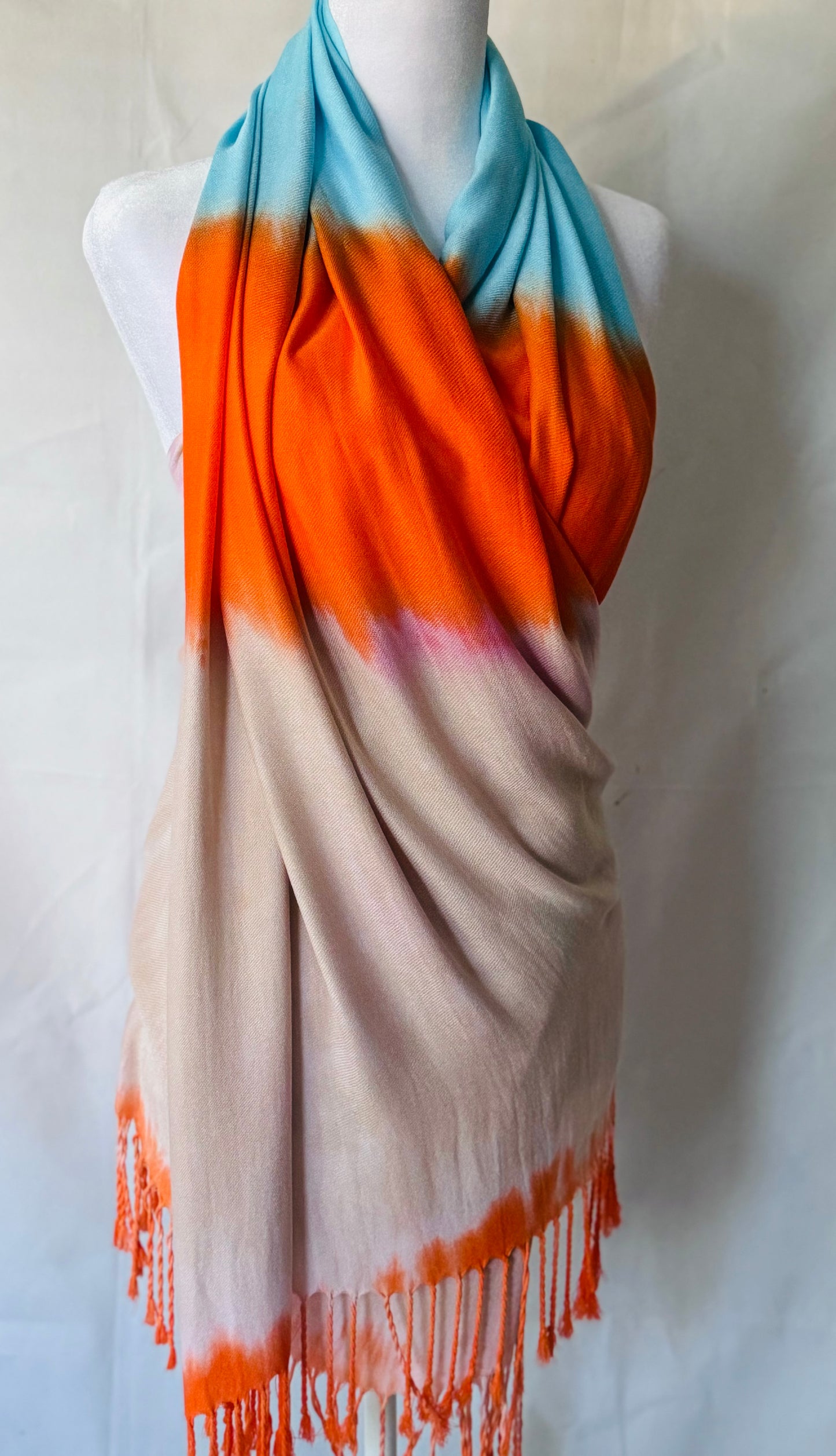 Ombre Earth Pashmina Hijab