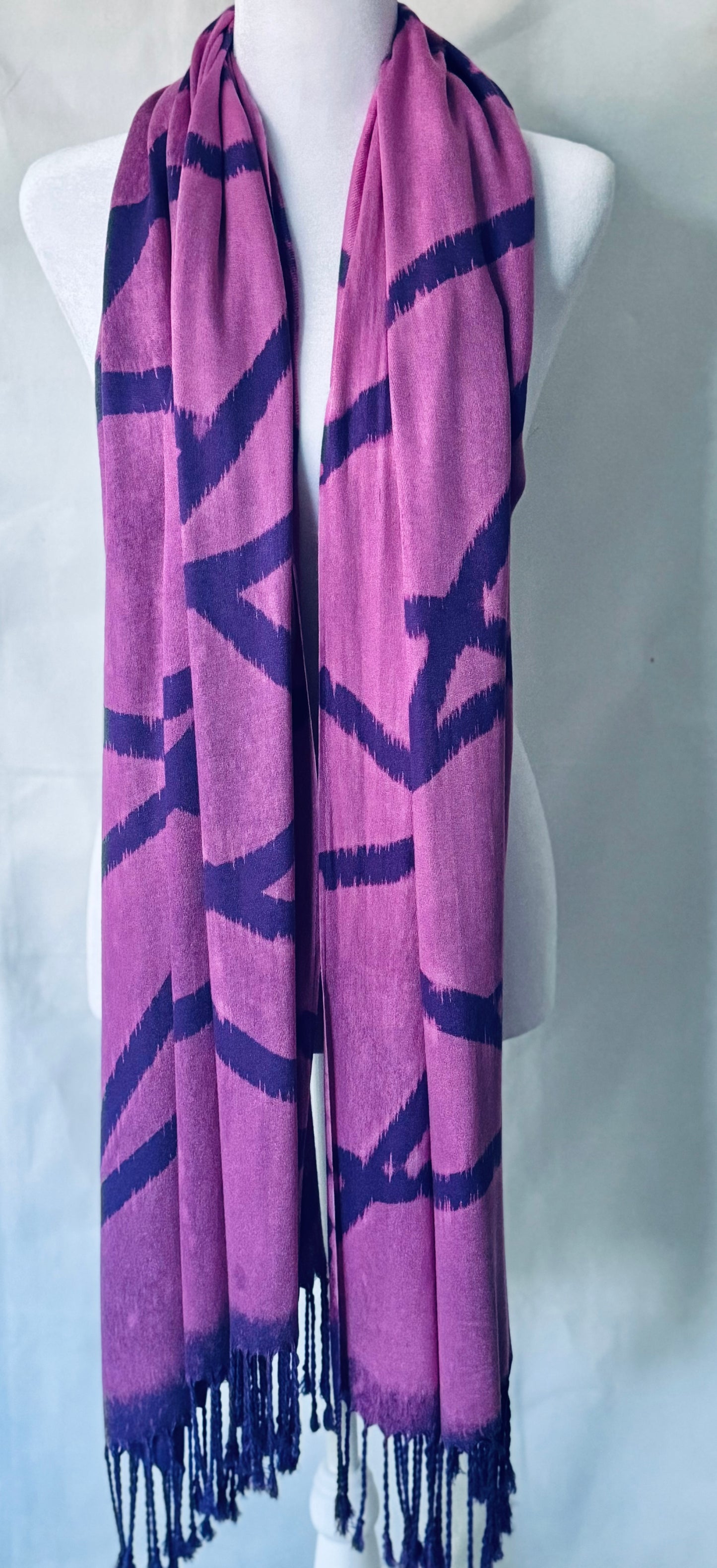 Violet Pathways Pashmina Hijab