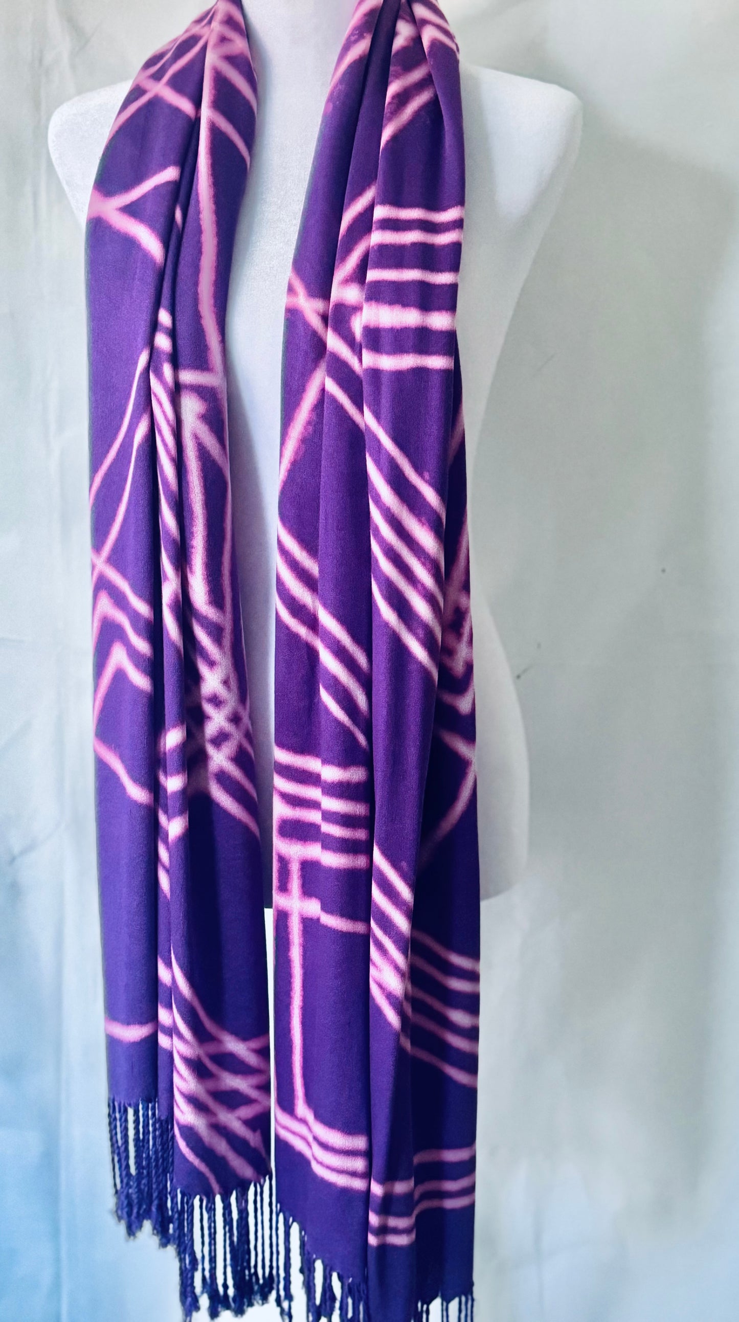 Neon Lines Pashmina Hijab